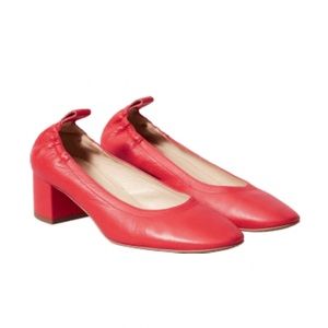 Everlane Day Heel - Red - Size 8 / 8.5 (Rare/Sold Out)